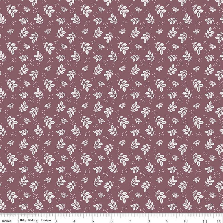 Renew Leaves Purple by Sandy Gervais for Riley Blake Designs - C17282-PURPLE