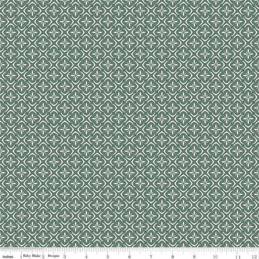 Renew Tile Aqua by Sandy Gervais for Riley Blake Designs - C17286-AQUA