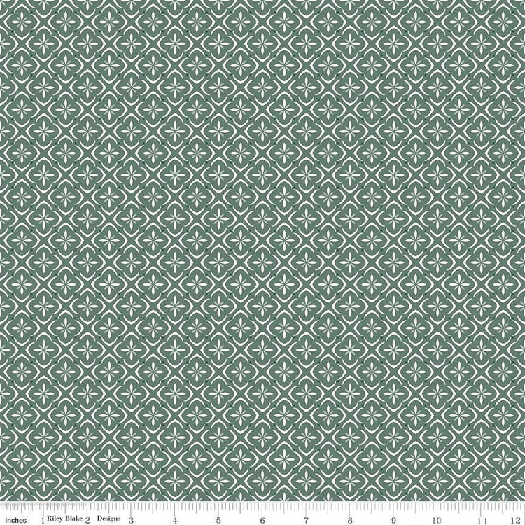Renew Tile Aqua by Sandy Gervais for Riley Blake Designs - C17286-AQUA