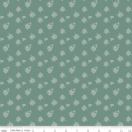 Renew Ditsy Aqua by Sandy Gervais for Riley Blake Designs - C17287-AQUA