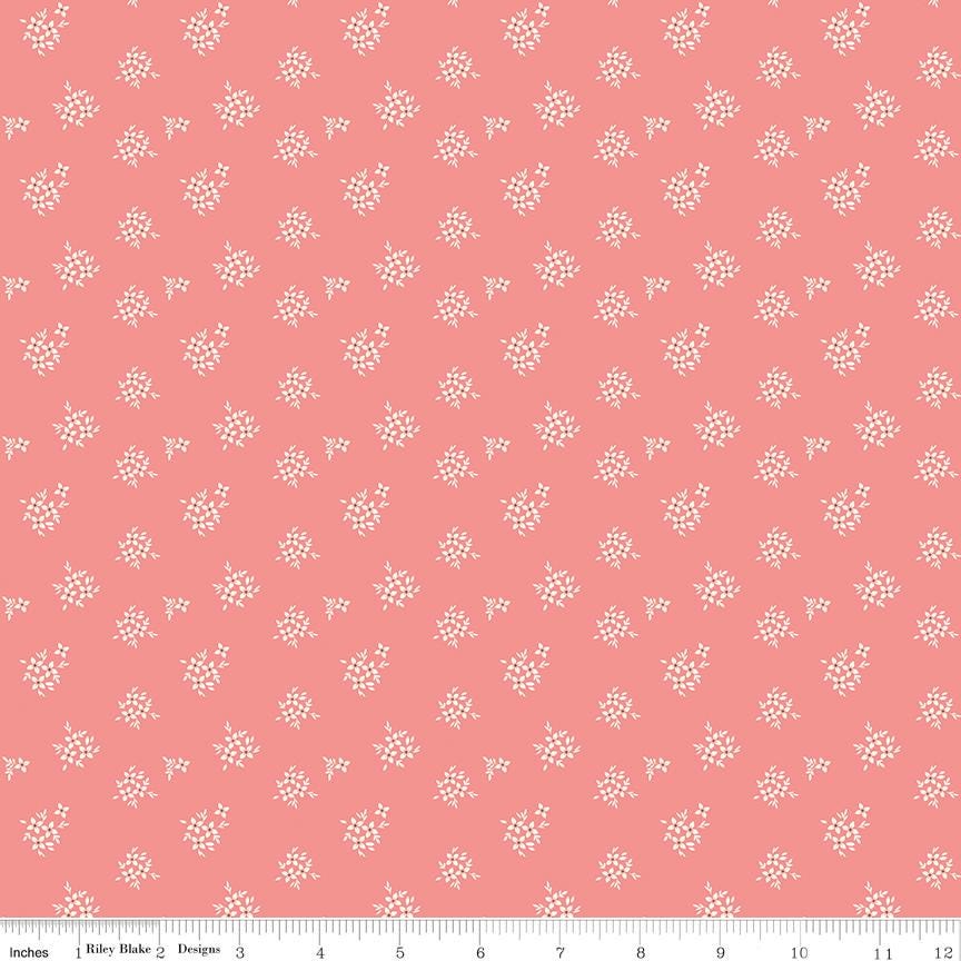 Renew Ditsy Coral by Sandy Gervais for Riley Blake Designs - C17287-CORAL