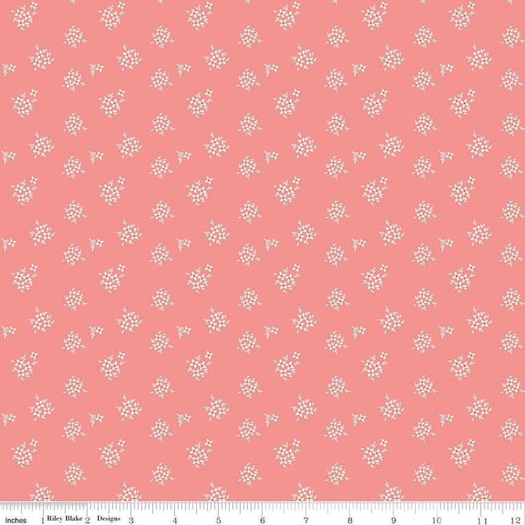 Renew Ditsy Coral by Sandy Gervais for Riley Blake Designs - C17287-CORAL