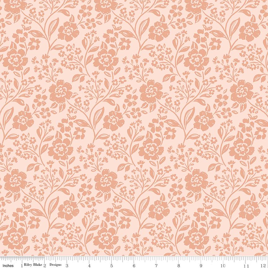 Sweet Cotton Tales Trailing Blossoms Shell by Cayla Naylor for Riley Blake Designs - C17311-SHELL