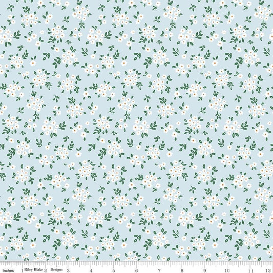 Sweet Cotton Tales Blooming Bliss Powder by Cayla Naylor for Riley Blake Designs - C17315-POWDER