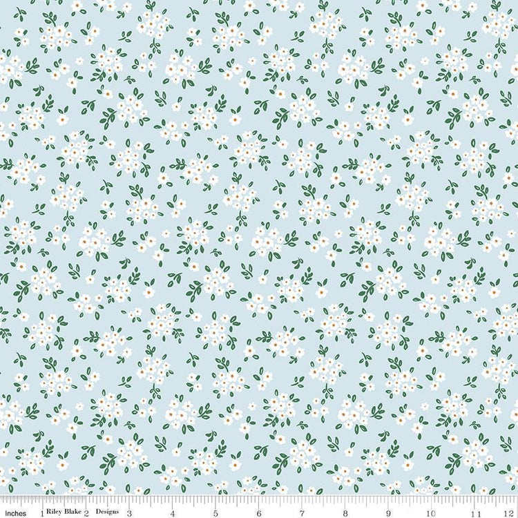 Sweet Cotton Tales Blooming Bliss Powder by Cayla Naylor for Riley Blake Designs - C17315-POWDER