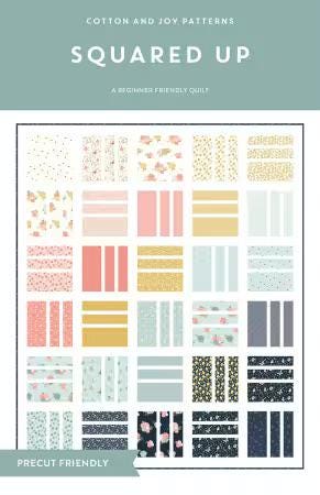 Squared Up Quilt Pattern by Fran Gulick of Cotton and Joy - printed quilt pattern