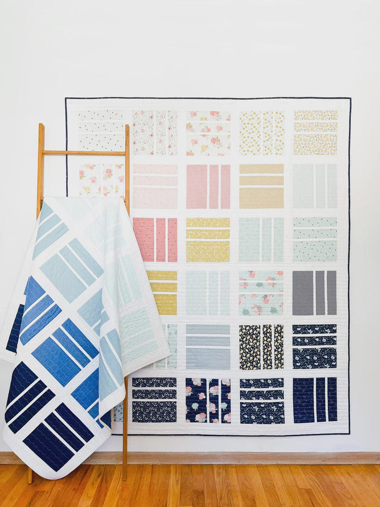 Squared Up Quilt Pattern by Fran Gulick of Cotton and Joy - printed quilt pattern