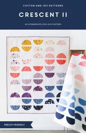 Crescent II Quilt Pattern by Fran Gulick of Cotton and Joy - printed quilt pattern