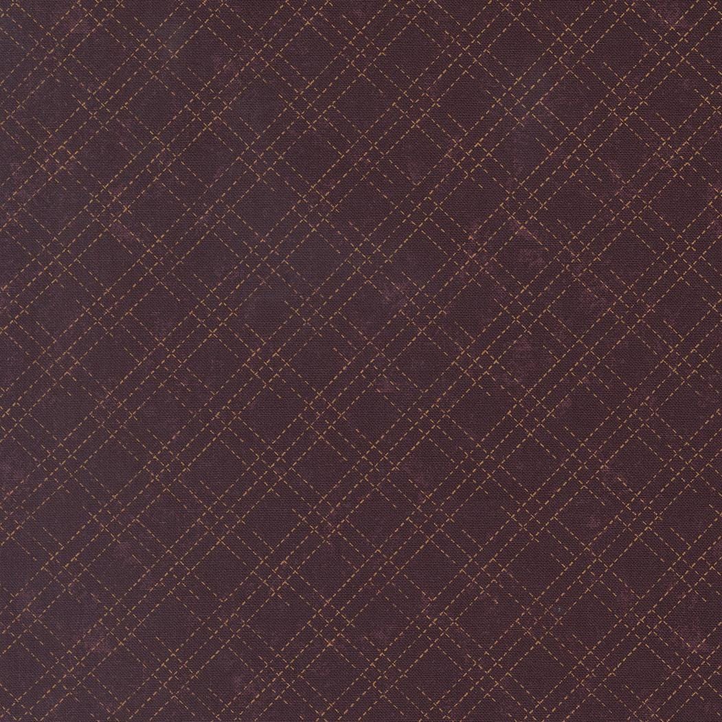 Quail Run Stitched Plaid Checks and Plaids Mulberry by Kansas Troubles Quilters for Moda Fabrics - 9837 16