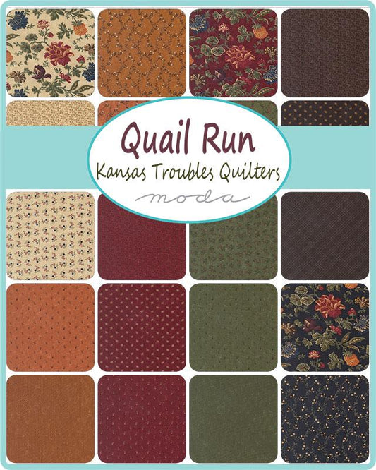 Quail Run Fat Quarter Bundle by Kansas Troubles Quilters for Moda Fabrics - 9830AB - 40 pieces