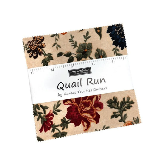Quail Run Charm Pack by Kansas Troubles Quilters for Moda Fabrics - 9830PP