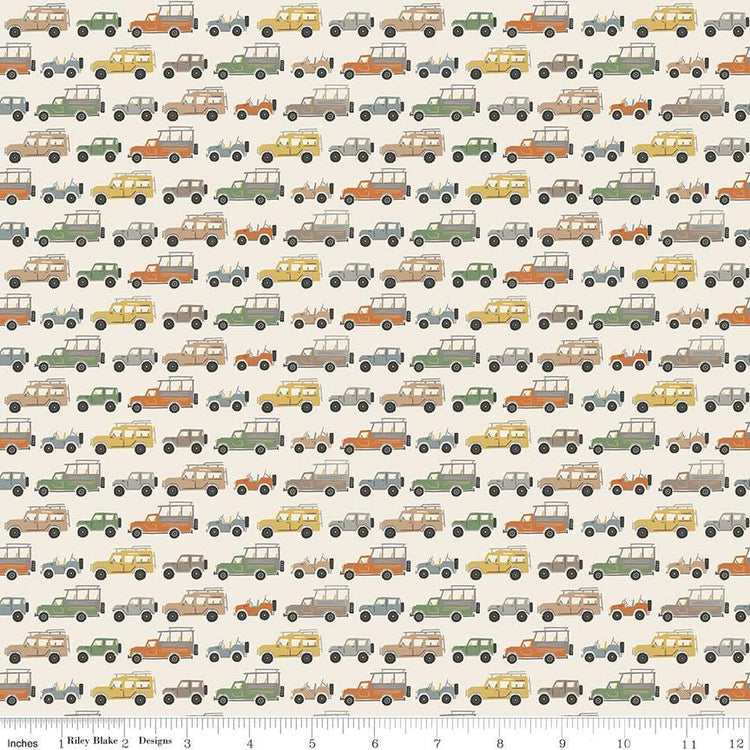 Leo & Savannah Rovers Cream by Deena Rutter for Riley Blake Designs - C17542-CREAM