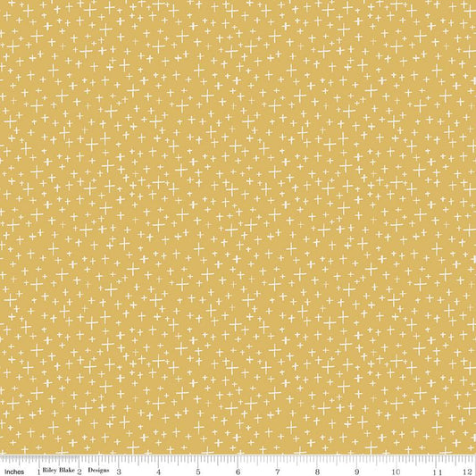 Leo & Savannah Criss Cross Yellow by Deena Rutter for Riley Blake Designs - C17545-YELLOW