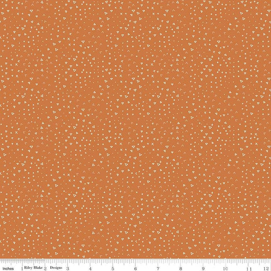 Leo & Savannah Terrain Orange by Deena Rutter for Riley Blake Designs - C17546-ORANGE