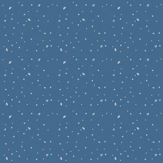 Firework Fields Fireflies Coastal Blue by Gracey Larson for Riley Blake Designs - C17585-COASTALBLUE