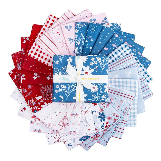 Firework Fields Fat Quarter Bundle by Gracey Larson for Riley Blake Designs - FQ-17580-24 (24 pieces)