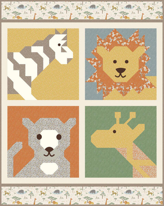 Safari on the Savannah Quilt Kit - KT-17540