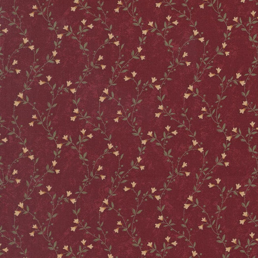 Quail Run Creeping Vine Florals Vines Brick by Kansas Troubles Quilters for Moda Fabrics - 9831 13