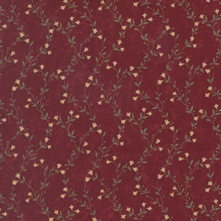 Quail Run Creeping Vine Florals Vines Brick by Kansas Troubles Quilters for Moda Fabrics - 9831 13