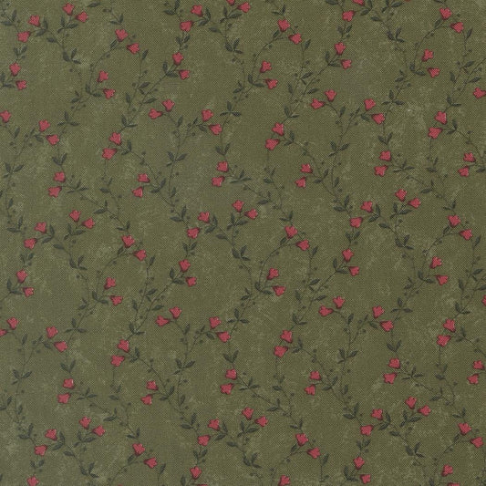 Quail Run Creeping Vine Florals Vines Grass by Kansas Troubles Quilters for Moda Fabrics - 9831 15