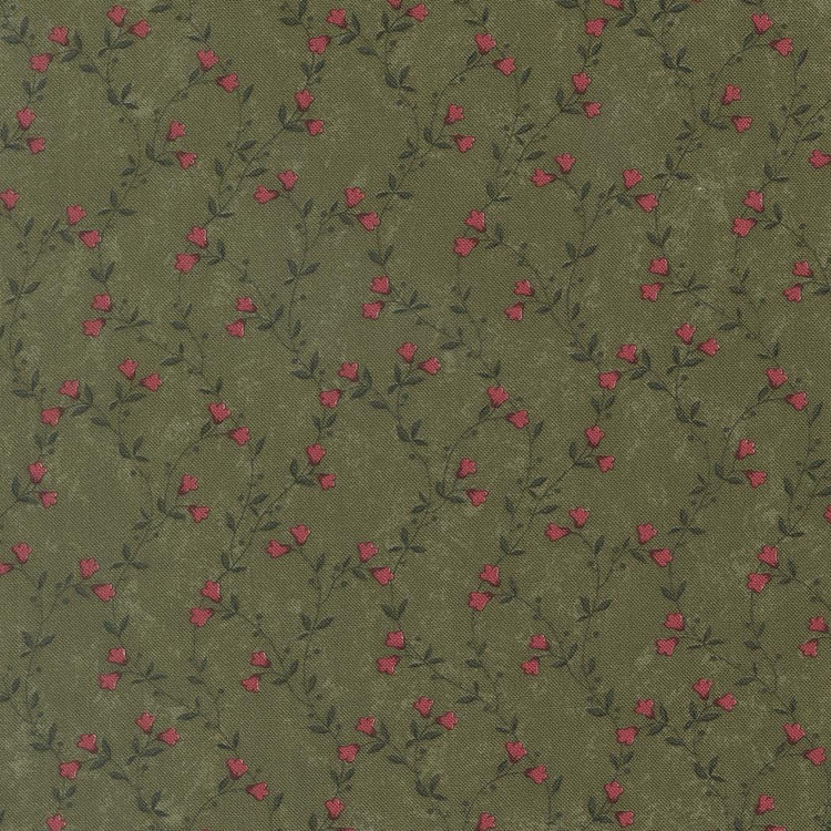 Quail Run Creeping Vine Florals Vines Grass by Kansas Troubles Quilters for Moda Fabrics - 9831 15