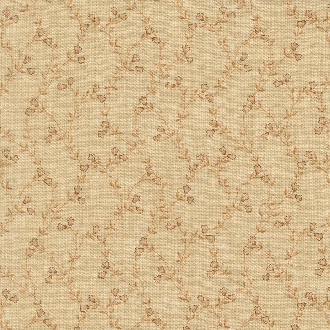 Quail Run Creeping Vine Florals Vines Tonal Tan by Kansas Troubles Quilters for Moda Fabrics - 9831 21