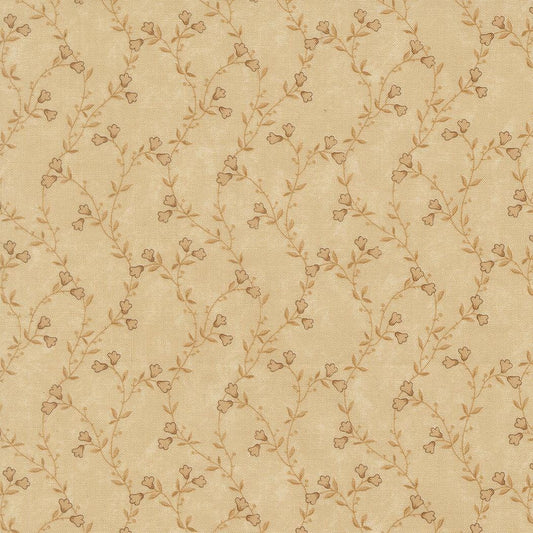 Quail Run Creeping Vine Florals Vines Tonal Tan by Kansas Troubles Quilters for Moda Fabrics - 9831 21