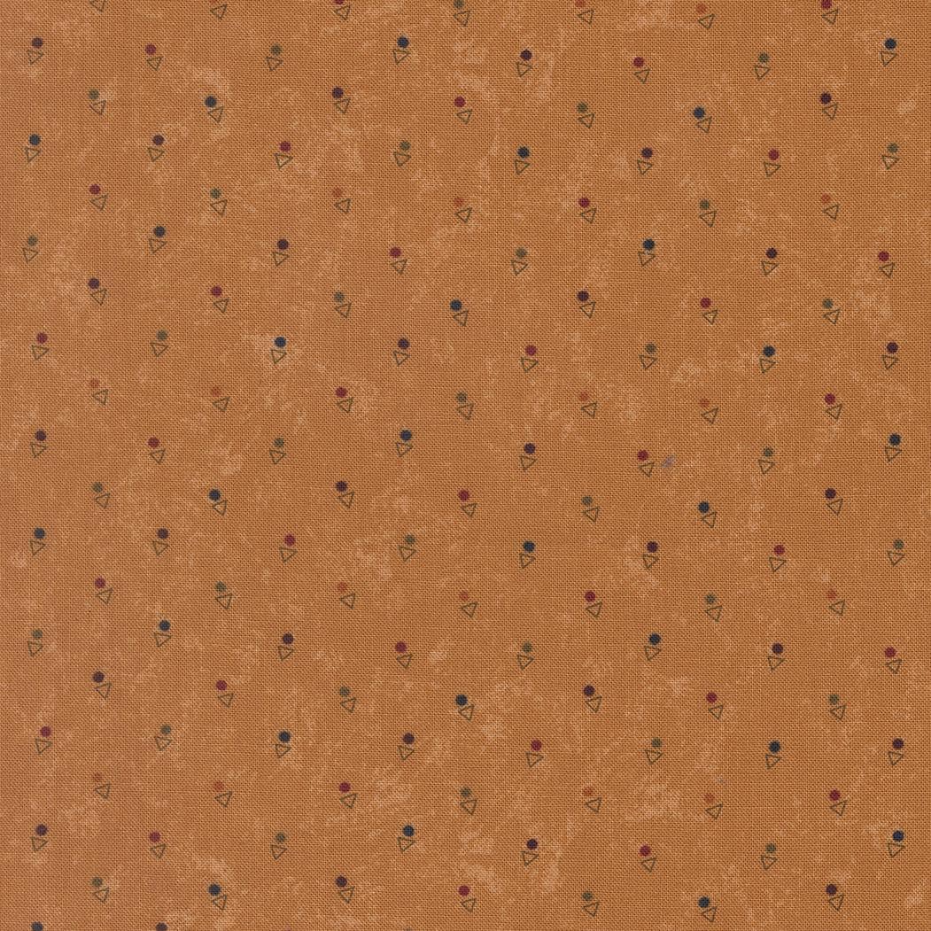 Quail Run Triangle Dot Blenders Amber by Kansas Troubles Quilters for Moda Fabrics - 9836 12