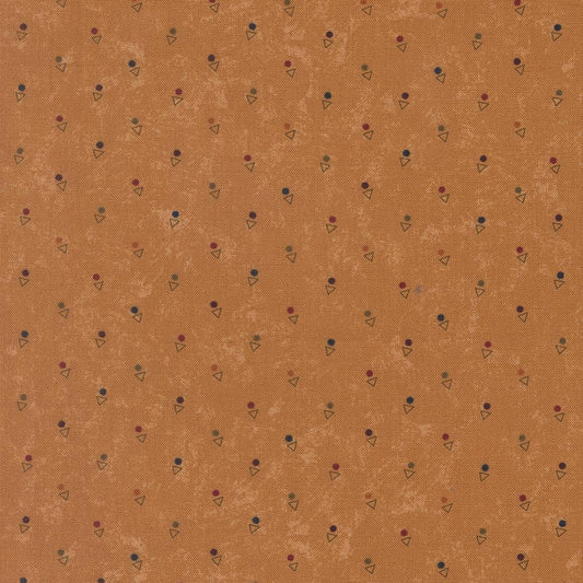 Quail Run Triangle Dot Blenders Amber by Kansas Troubles Quilters for Moda Fabrics - 9836 12