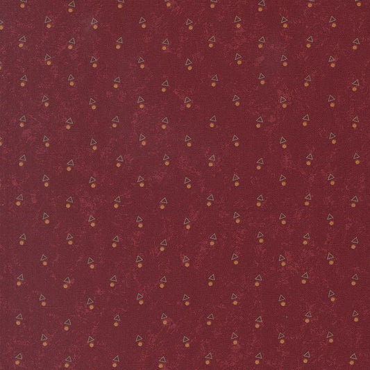 Quail Run Triangle Dot Blenders Brick by Kansas Troubles Quilters for Moda Fabrics - 9836 13