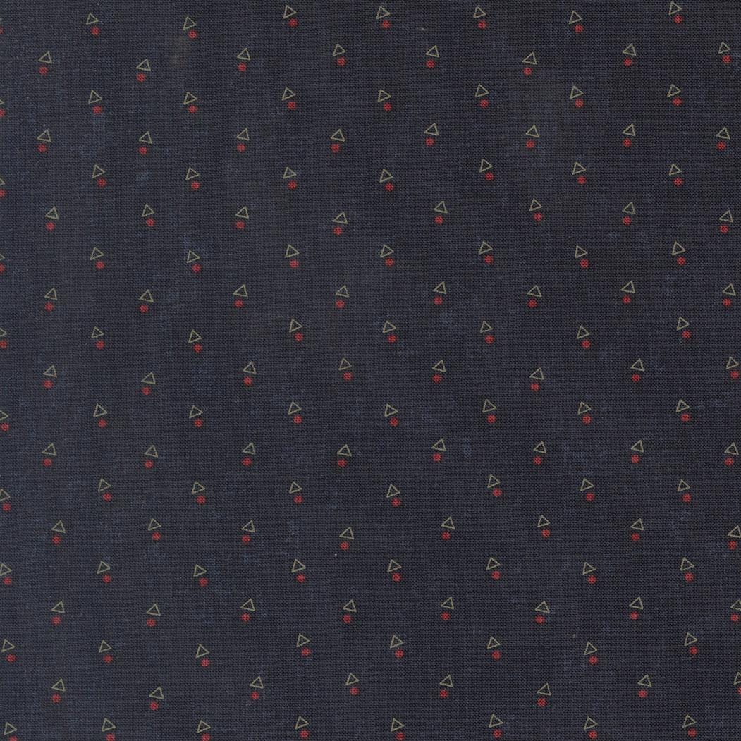 Quail Run Triangle Dot Blenders Indigo by Kansas Troubles Quilters for Moda Fabrics - 9836 14
