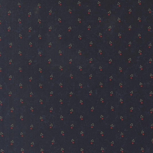 Quail Run Triangle Dot Blenders Indigo by Kansas Troubles Quilters for Moda Fabrics - 9836 14