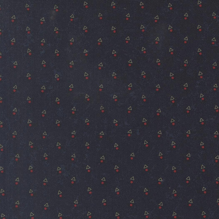 Quail Run Triangle Dot Blenders Indigo by Kansas Troubles Quilters for Moda Fabrics - 9836 14