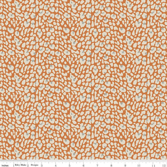 Leo & Savannah Leopard Orange by Deena Rutter for Riley Blake Designs - C17544-ORANGE