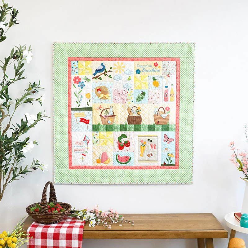Sippin' on Sunshine Embroidery Designs & Embellishment Kit