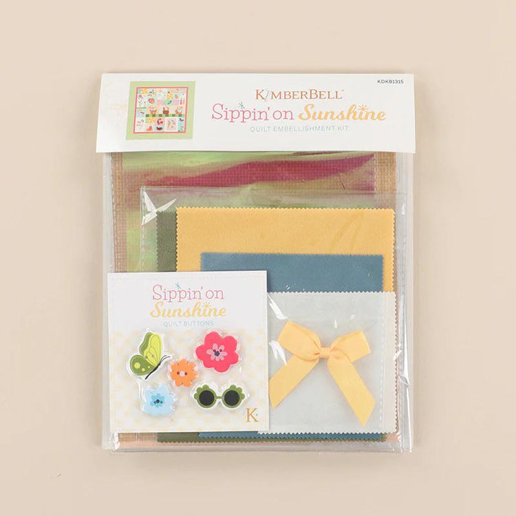 Sippin' on Sunshine Embroidery Designs & Embellishment Kit