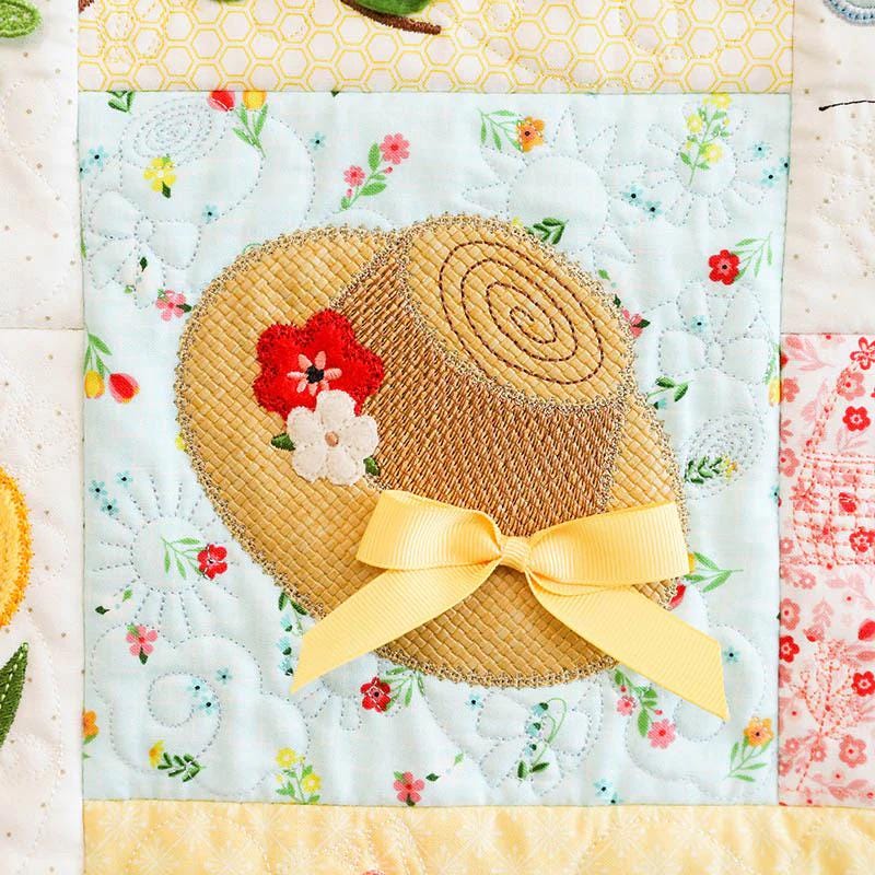 Sippin' on Sunshine Embroidery Designs & Embellishment Kit