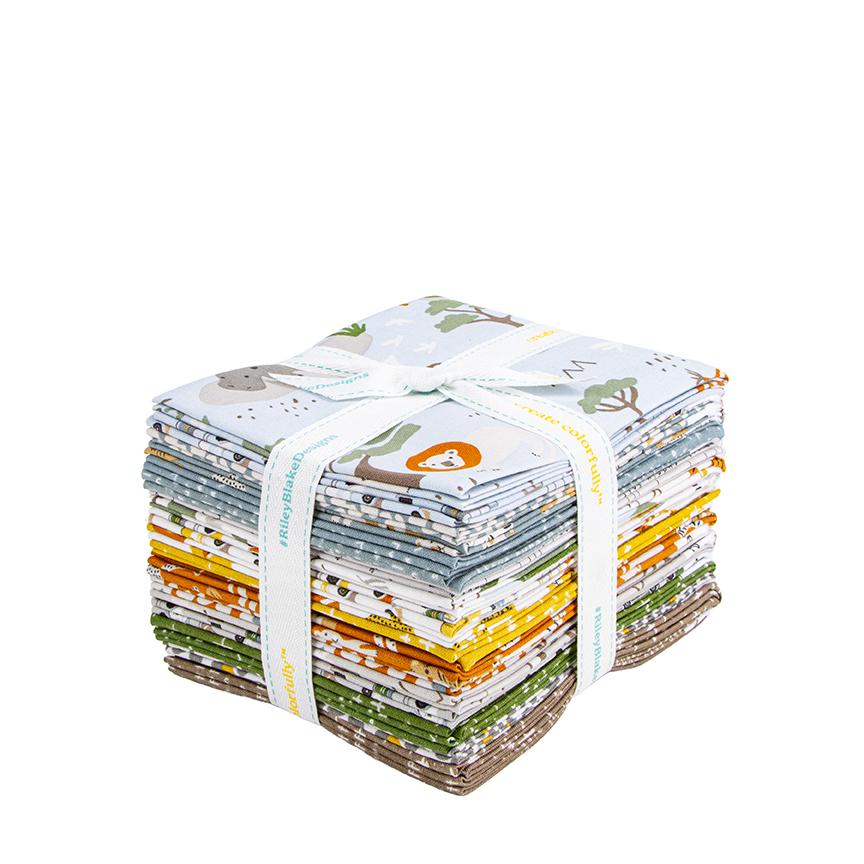 Leo & Savannah Fat Quarter Bundle by Deena Rutter for Riley Blake Designs - FQ-17540-21 (21 pieces)