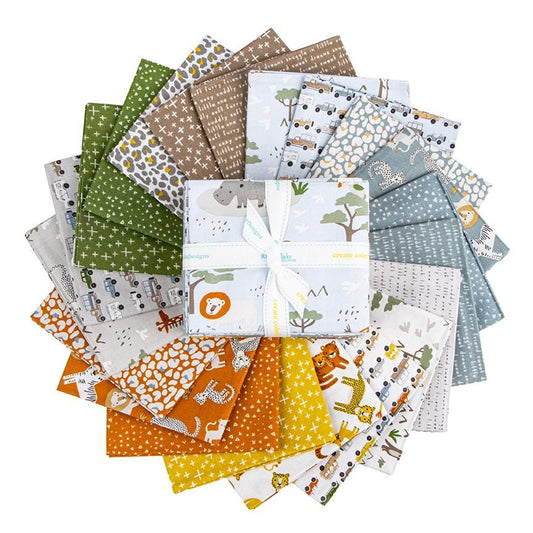 Leo & Savannah Fat Quarter Bundle by Deena Rutter for Riley Blake Designs - FQ-17540-21 (21 pieces)