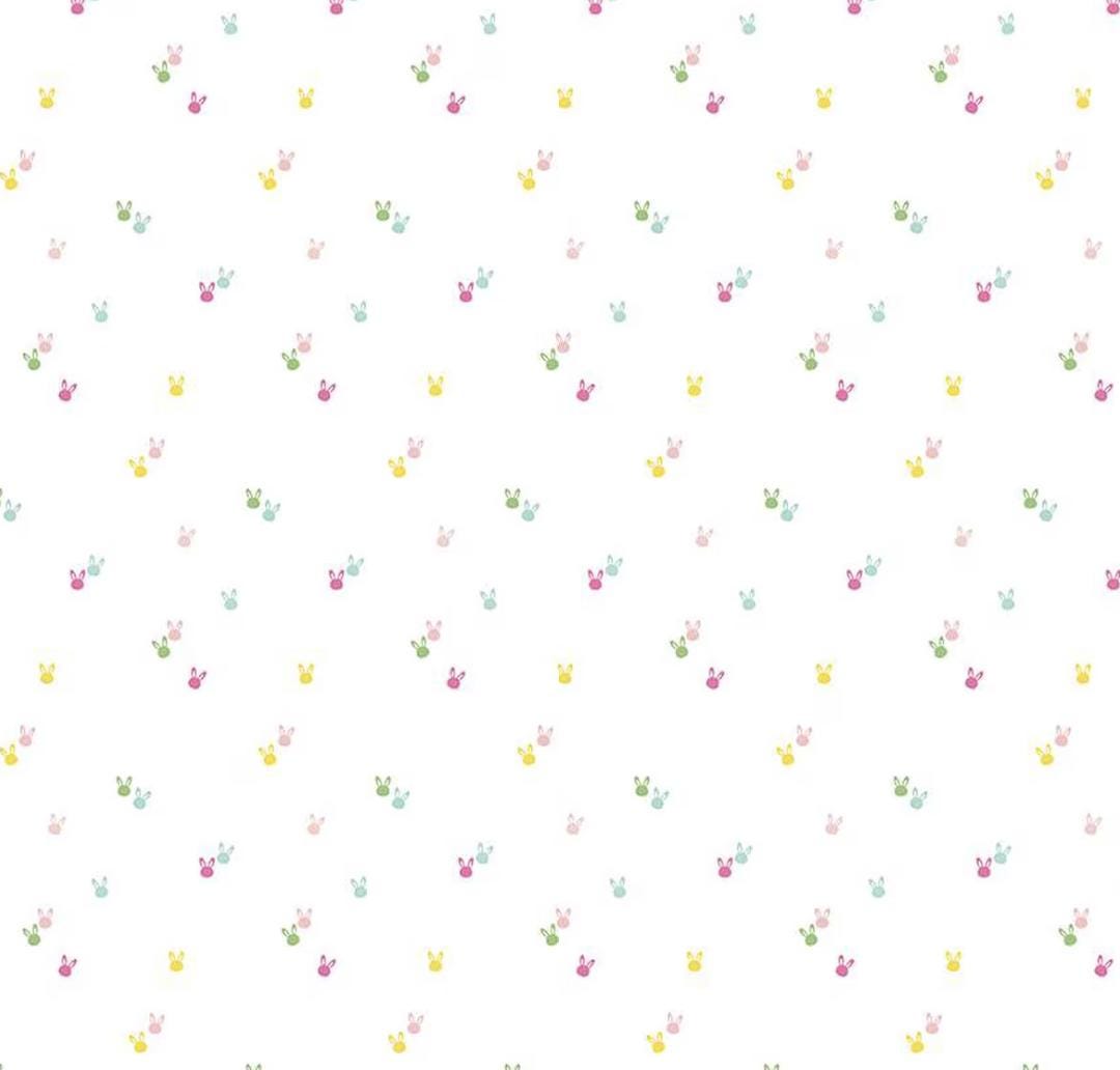 Seasonal Basics Bunnies White by Christopher Thompson for Riley Blake Designs - C656-WHITE