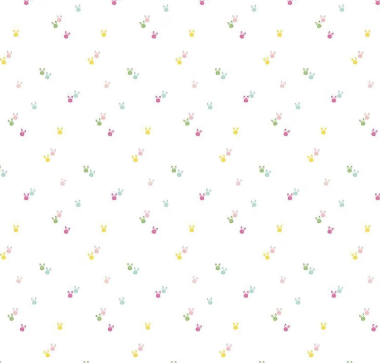 Seasonal Basics Bunnies White by Christopher Thompson for Riley Blake Designs - C656-WHITE
