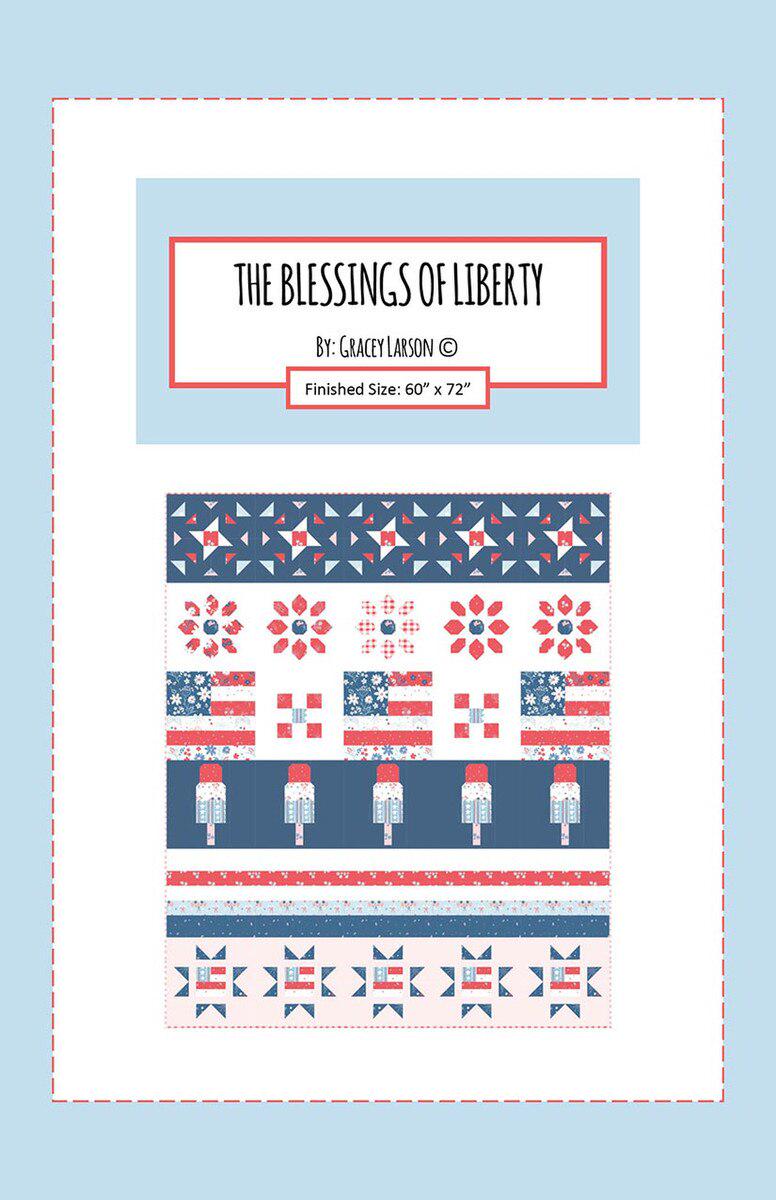 Gracey Larson The Blessing of Liberty Row Quilt Pattern