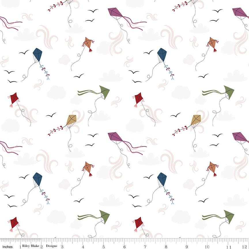 A Spoonful of Sugar Let's Go Fly a Kite Cloud by Jennifer Long for Riley Blake Designs - C17083-CLOUD