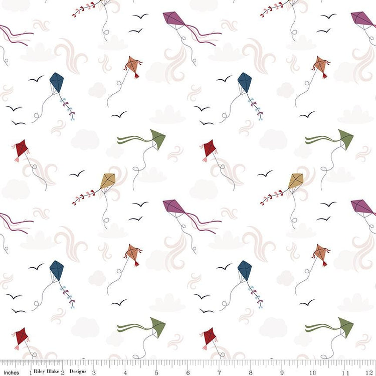 A Spoonful of Sugar Let's Go Fly a Kite Cloud by Jennifer Long for Riley Blake Designs - C17083-CLOUD