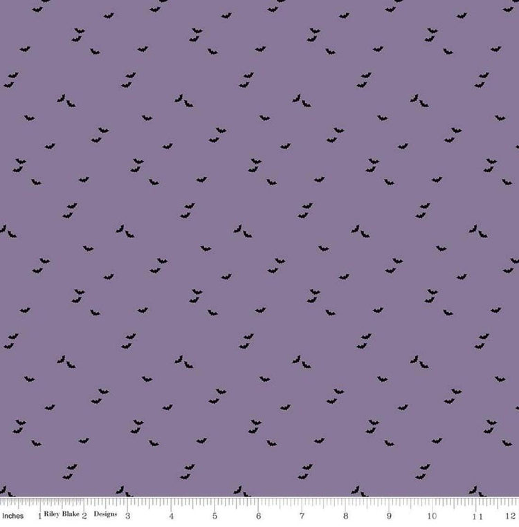 Seasonal Basics Bat Purple by The RBD Designers for Riley Blake Designs - C651-PURPLE