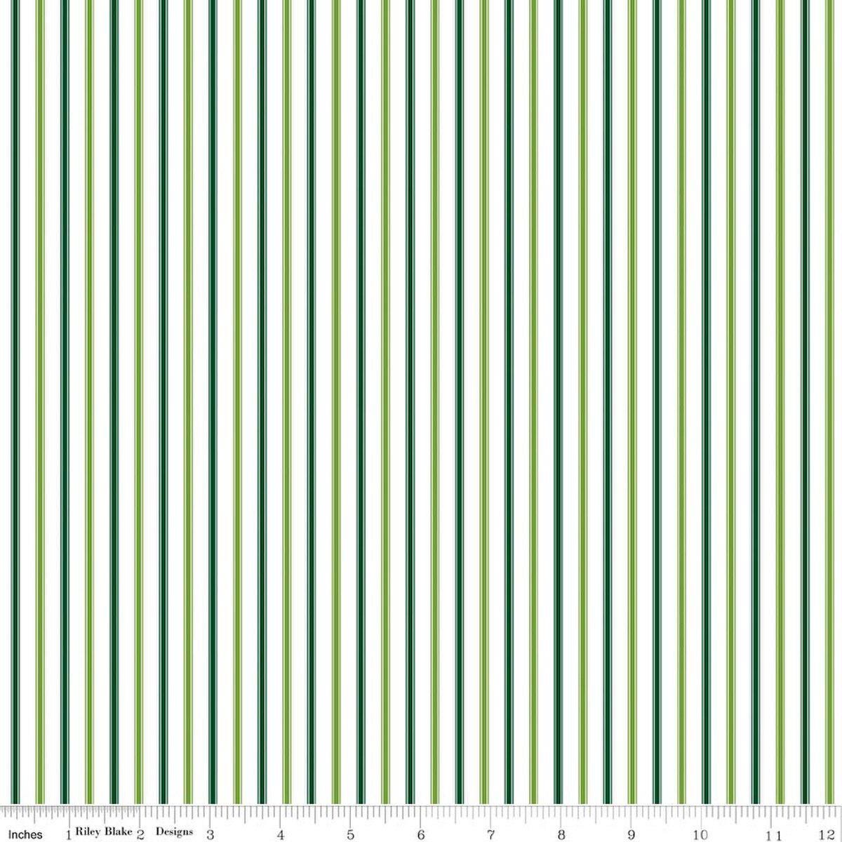 Seasonal Basics Ticking Stripe St. Patrick's Day by Riley Blake Designs - C775-STPATRICKS