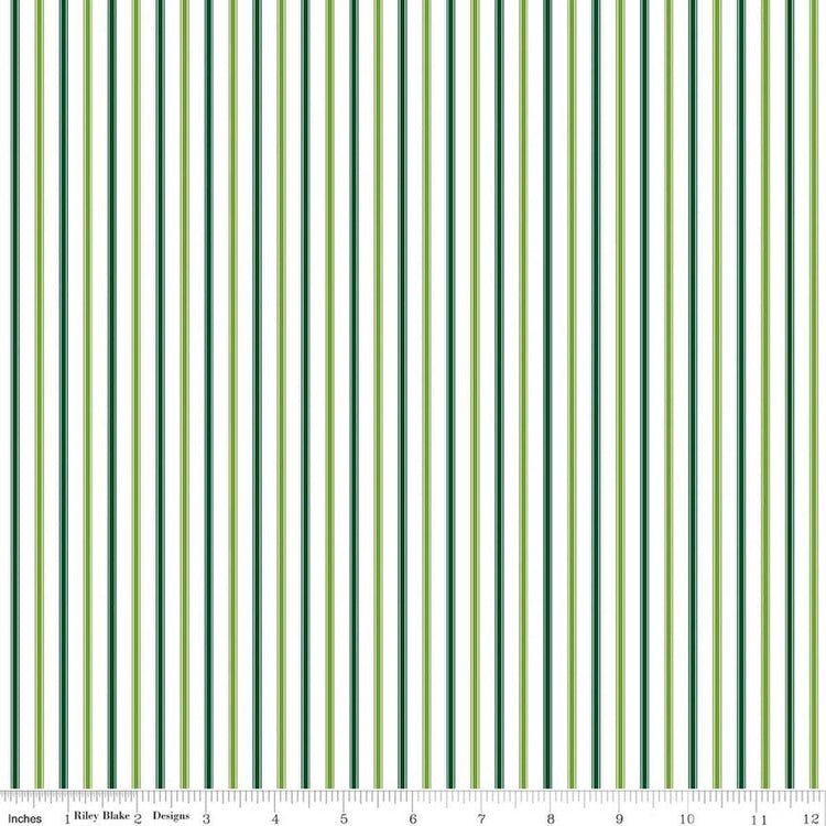 Seasonal Basics Ticking Stripe St. Patrick's Day by Riley Blake Designs - C775-STPATRICKS