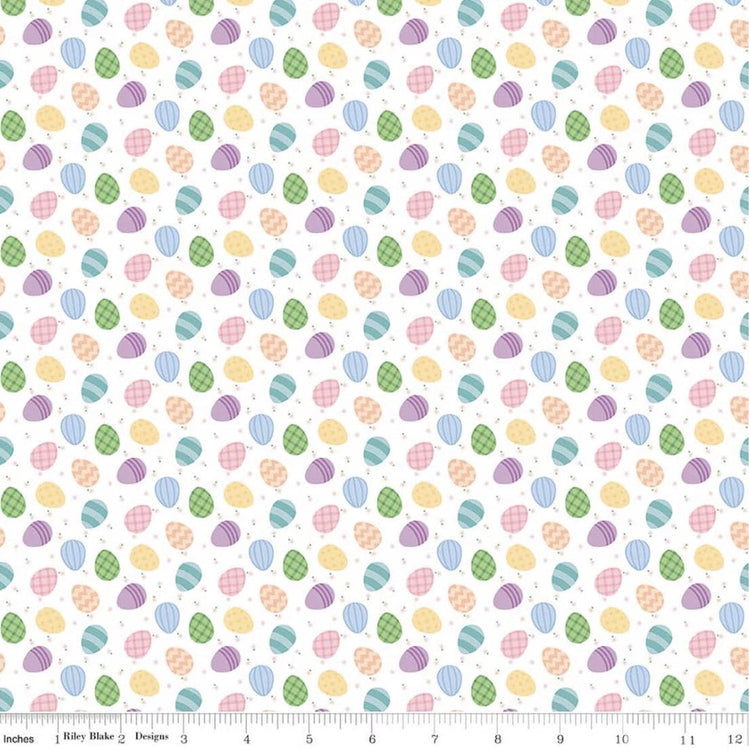 Seasonal Basics Egg Toss White by Christopher Thompson for Riley Blake Designs - C766-WHITE