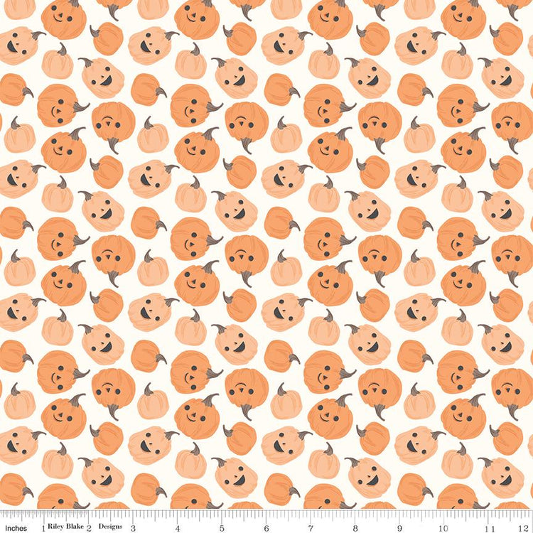 Frank and Friends Pumpkins Cloud by My Mind's Eye for Riley Blake Designs - C17472-CLOUD