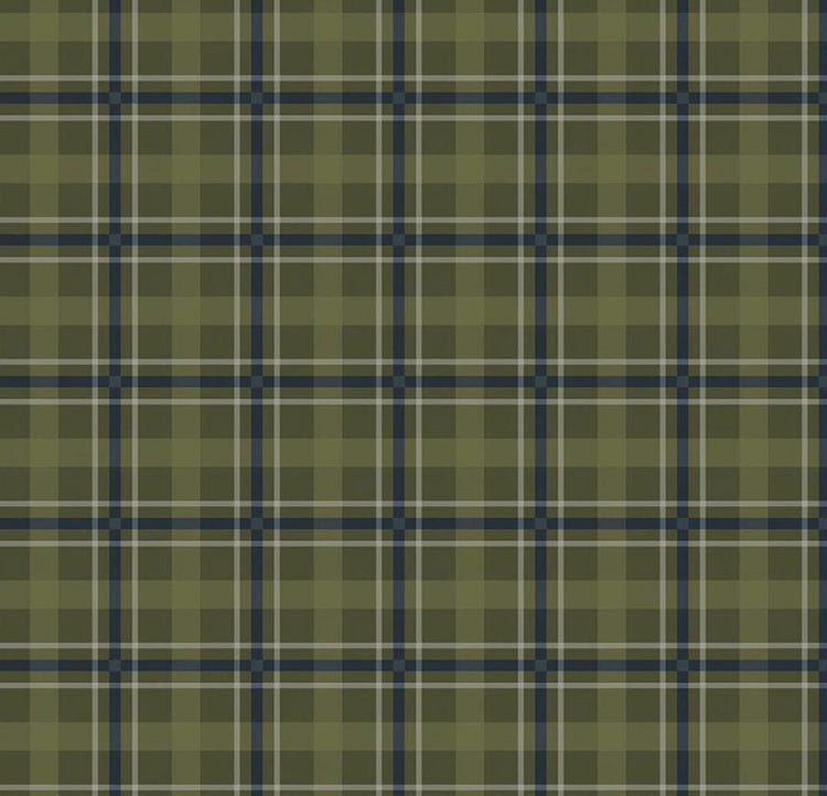Flannel Cretaceous Plaid Forest by Amanda Niederhauser for Riley Blake Designs - F17506-FOREST